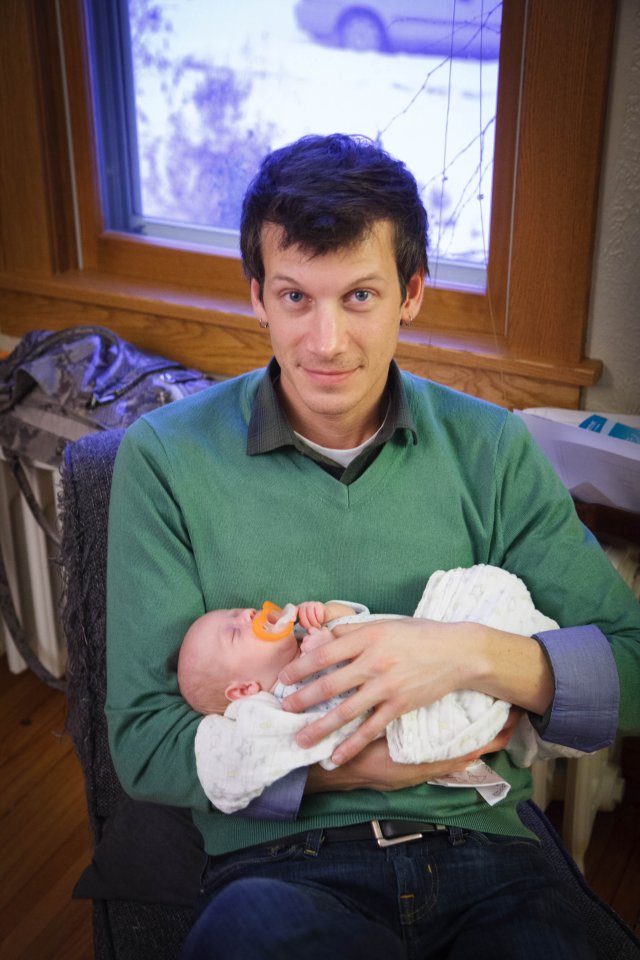 Sonja with her uncle